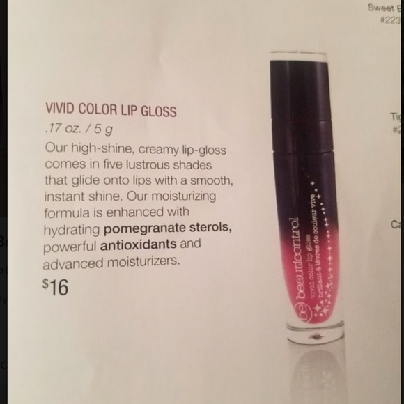 (2) Beauticontrol Vivid color lip gloss - Picture 2 of 6